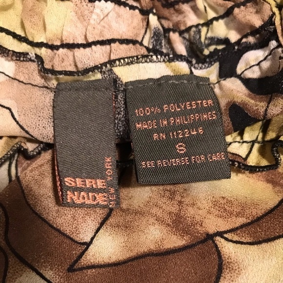 VINTAGE 1980s🪩 GORGEOUS SLEEVELESS SILKY TOP BY SERE NADE SIZE SMALL - Picture 4 of 5